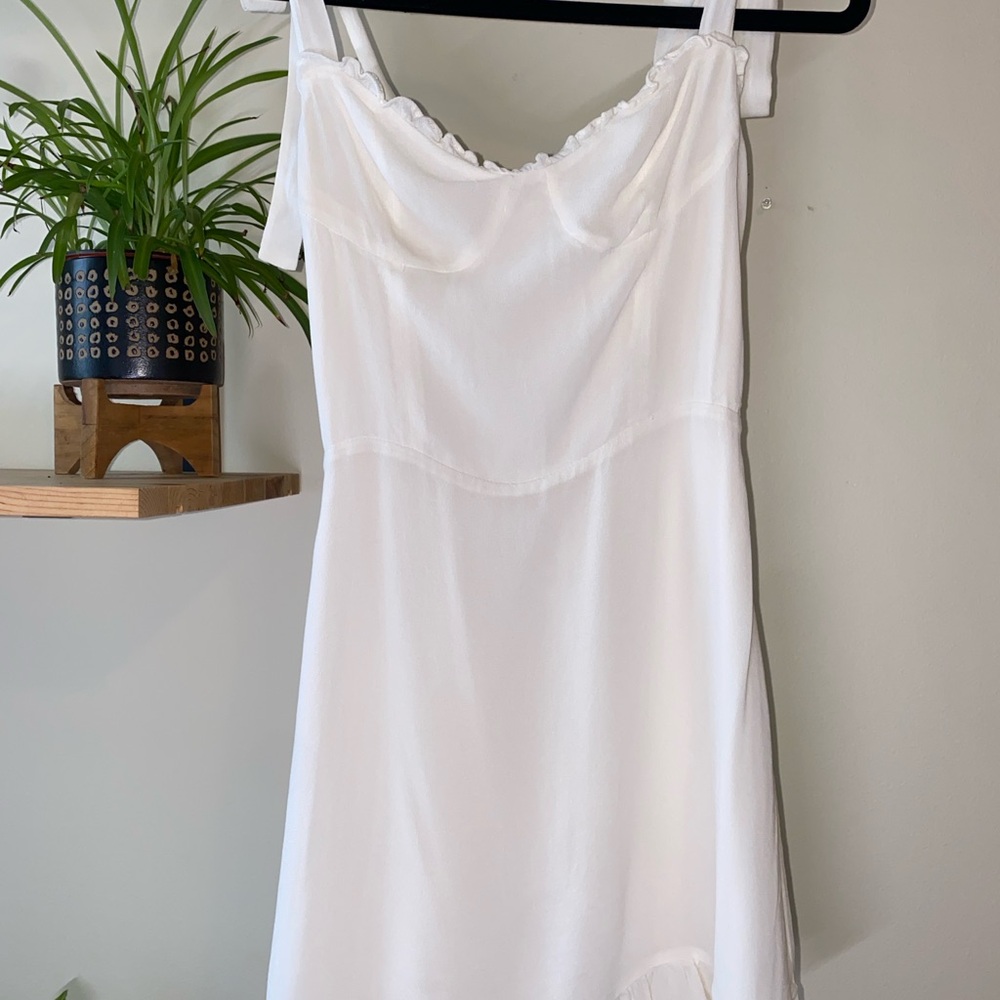 Reformation Christine White Dress Size 4